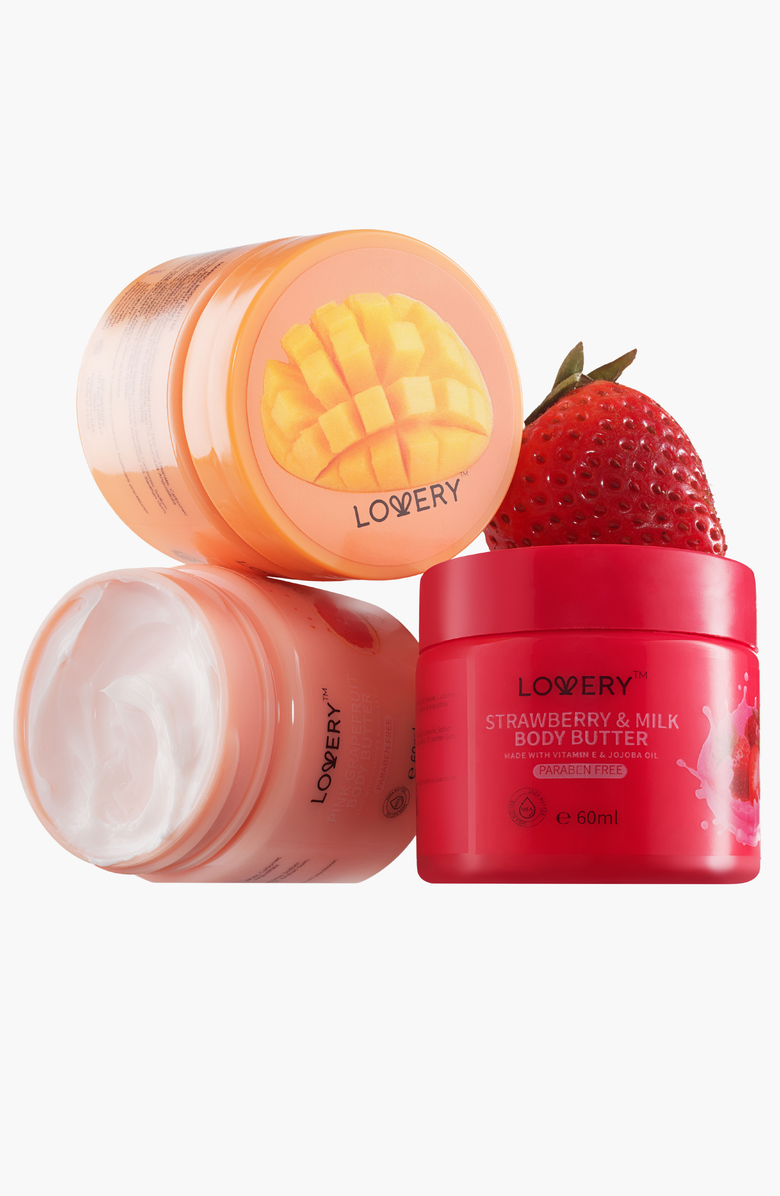 Lovery Whipped Body Butter, Main, color, Mango/Grapefruit/Strawberry