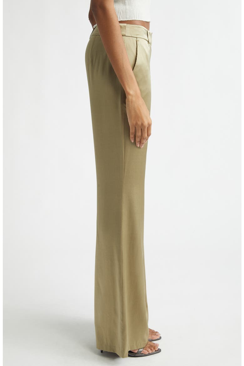 Vivienne Silk Flare Leg Pants, Alternate, color, SAFARI