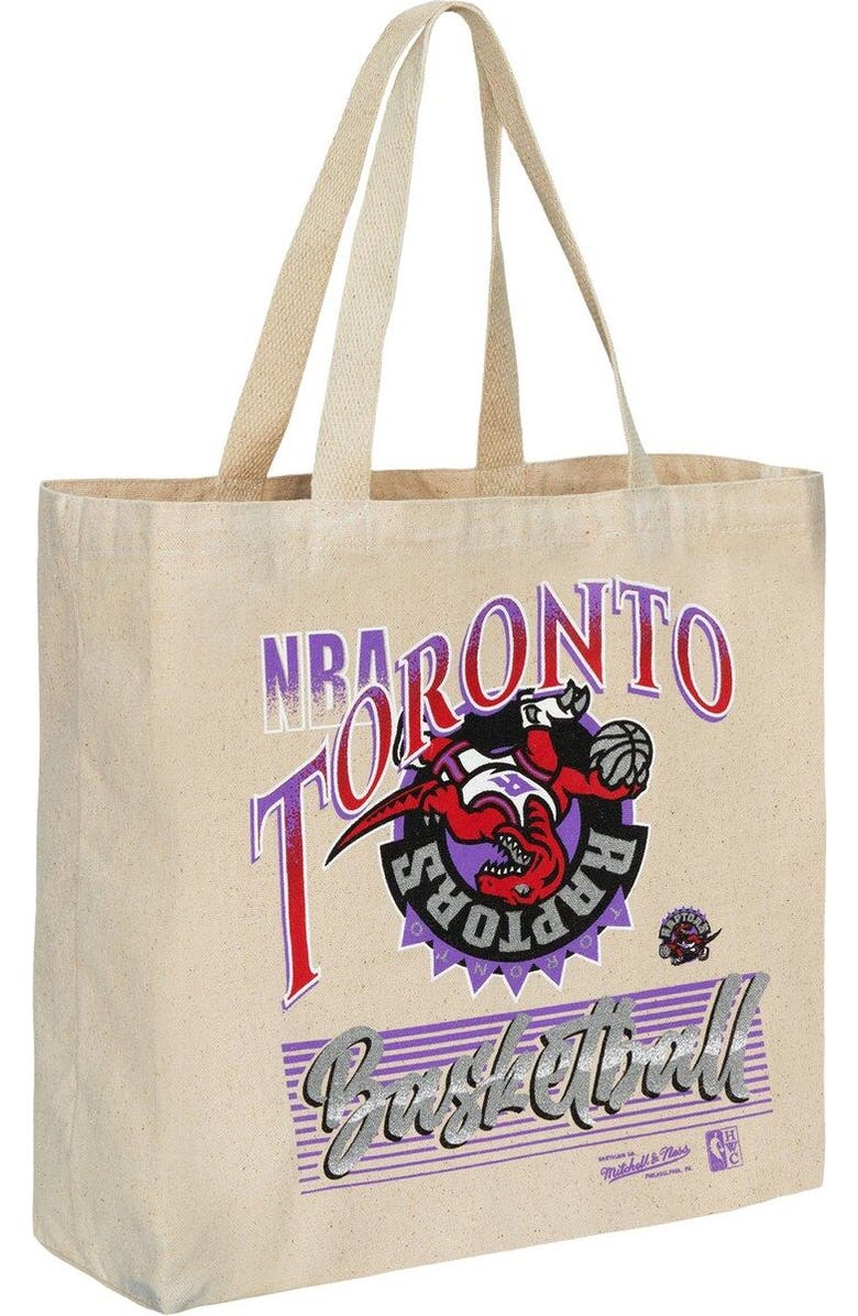 Mitchell & Ness Women's Mitchell & Ness Toronto Raptors Graphic Tote Bag, Main, color,