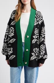 Dressed in Lala Rose Oversize Cotton Blend Cardigan