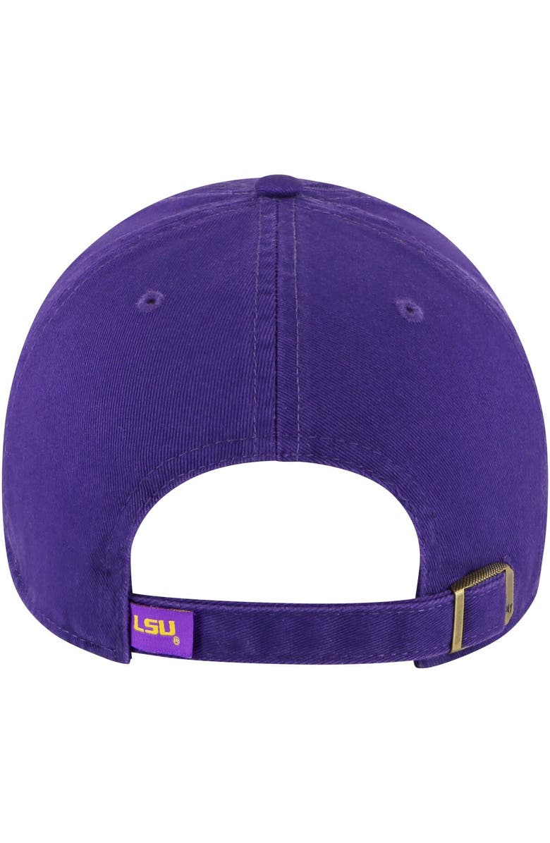 '47 Women's '47 Purple LSU Tigers Sidney Clean Up Adjustable Hat, Alternate, color,