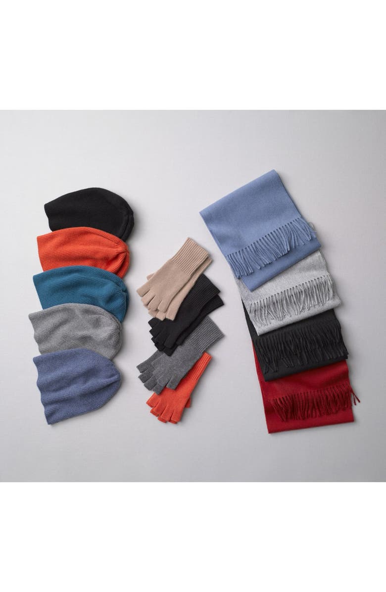 Halogen<sup>®</sup> Cashmere Fingerless Gloves, Alternate, color,