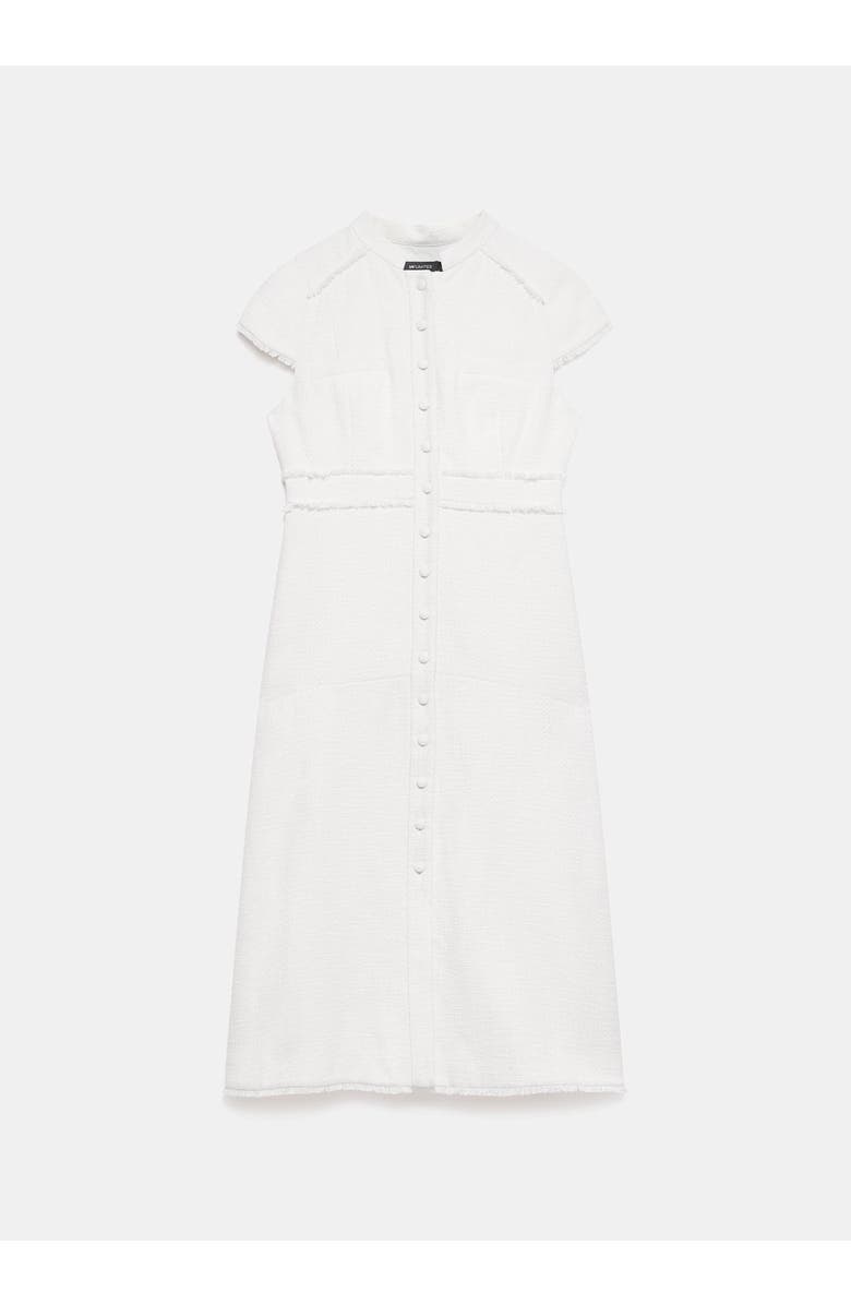 MINT VELVET Boucle Midi Dress, Alternate, color, Ivory