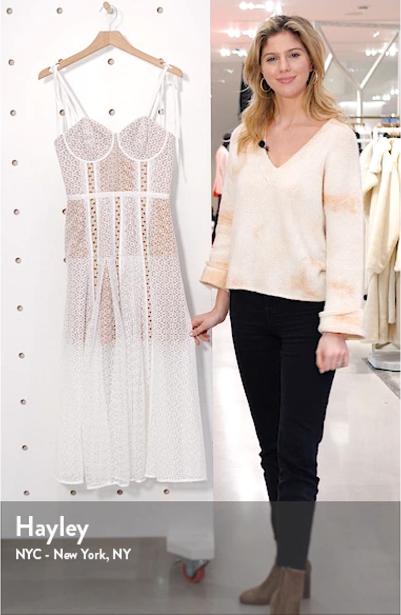 Bustier Lace Sundress, sales video thumbnail