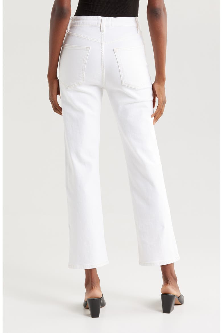 The Ruler High Waist Crop Straight Leg Jeans, Alternate, color, AU NATURAL CLEAN