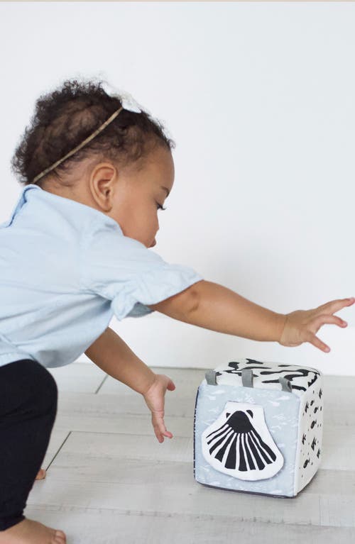 Wee Gallery Soft Block Sensory Toy In Blue