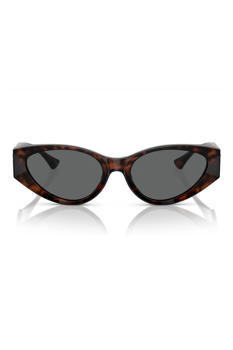 55mm Cat Eye Sunglasses, Main, color, HAVANA