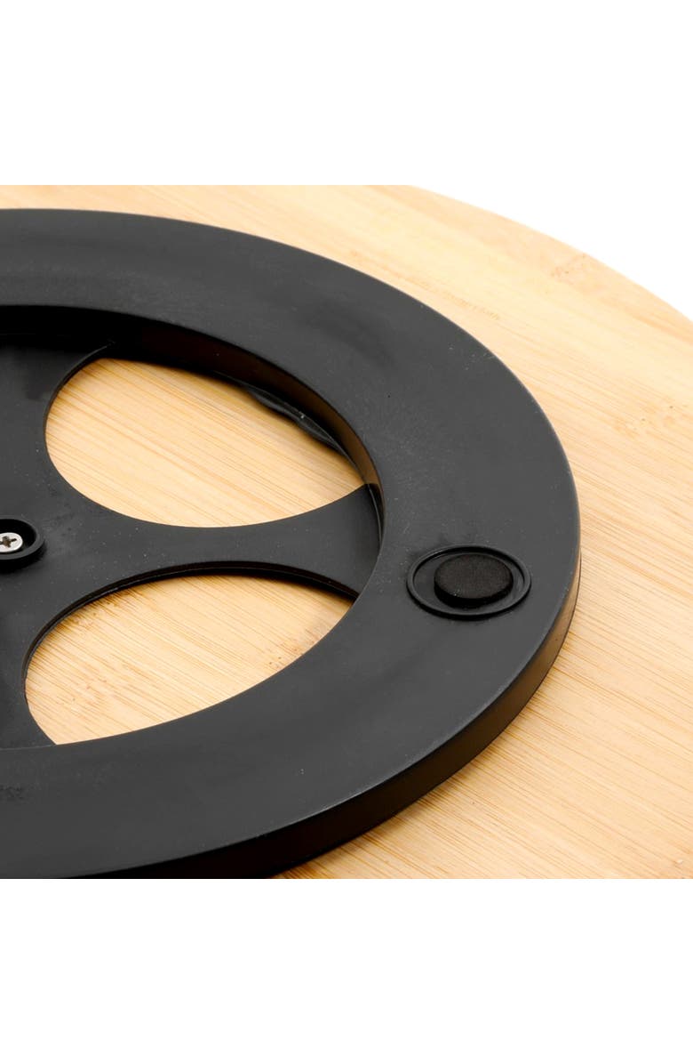 Gibson Market Life on the Farm 13 Inch Wood Lazy Susan Turntable, Alternate, color, Wood