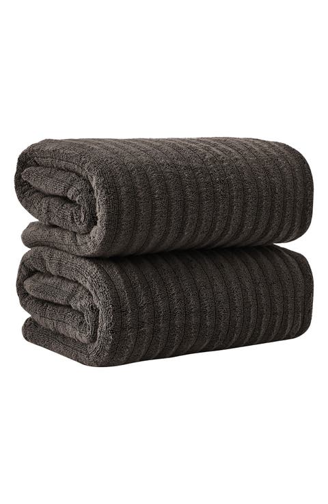 Combed Cotton 2-Pack Bath Towels