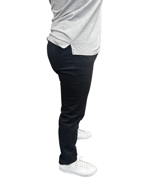 Slim-Straight, Premium Black Stretch Jeans - image 2
