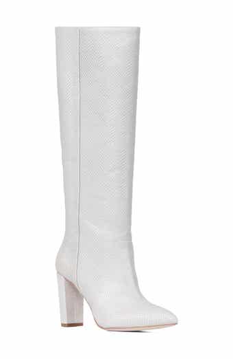 Carmen Snakeskin Embossed Tall Boot