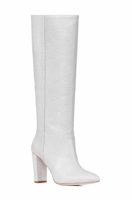 Carmen Snakeskin Embossed Tall Boot