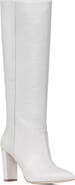 PAIGE Carmen Snakeskin Embossed Tall Boot