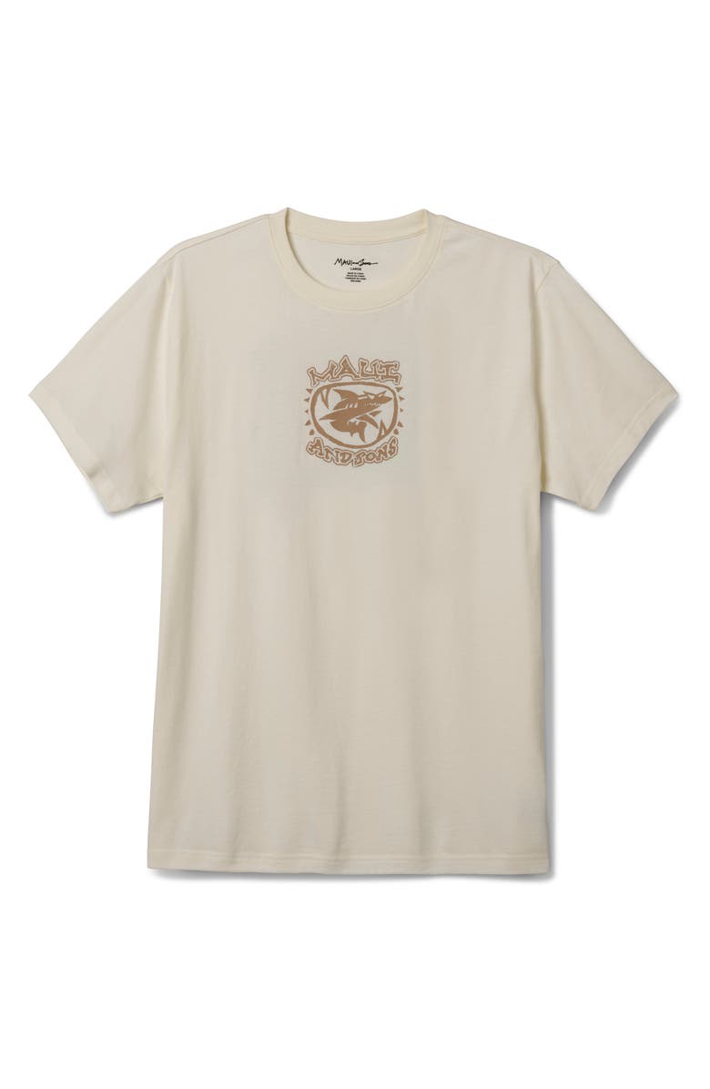 Maui & Sons Tijuana Shark Graphic T-Shirt, Alternate, color, Bone