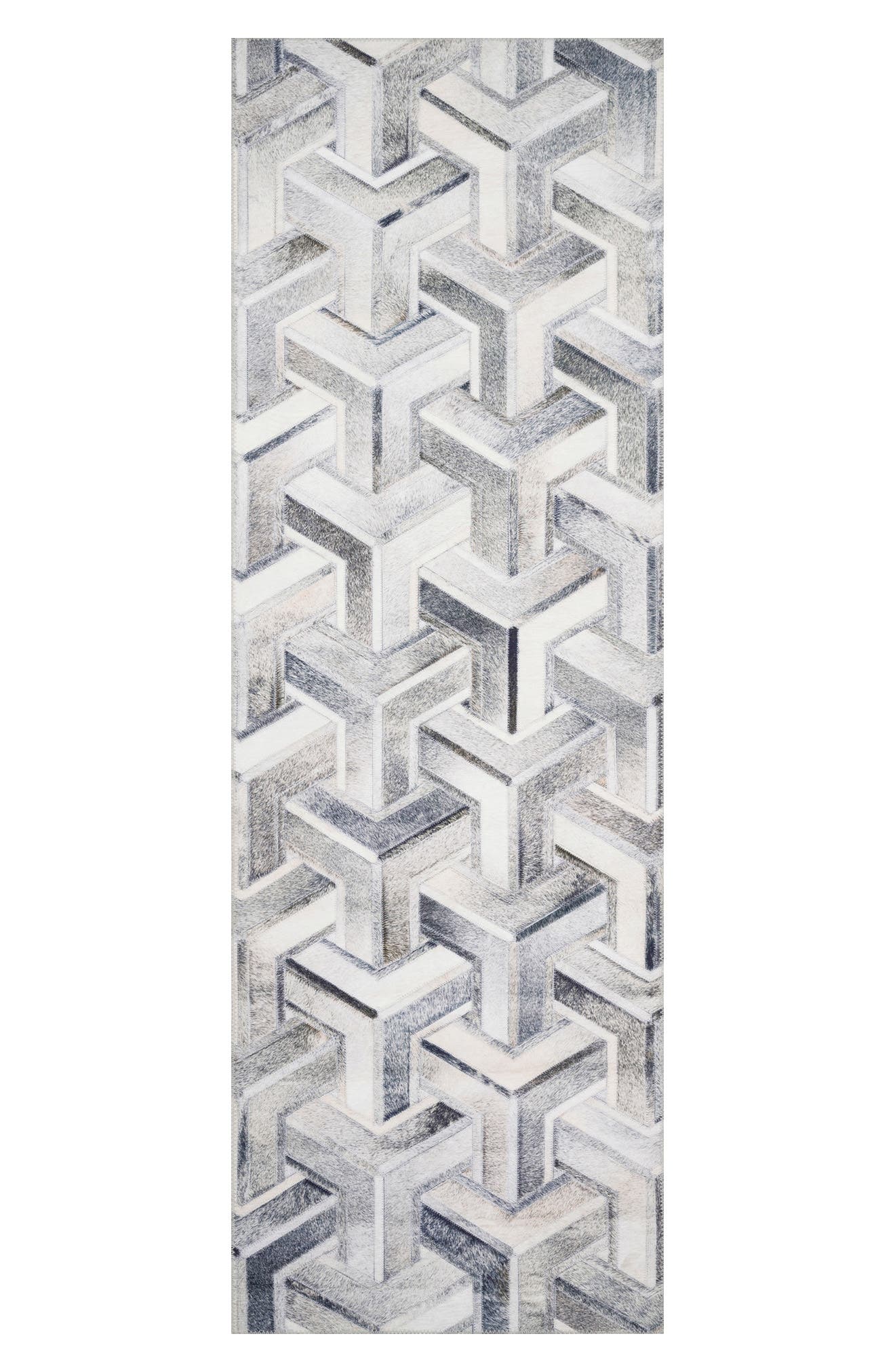 LOLOI Maddox Collection Rug - Silver/Ivory - 8' x 10'