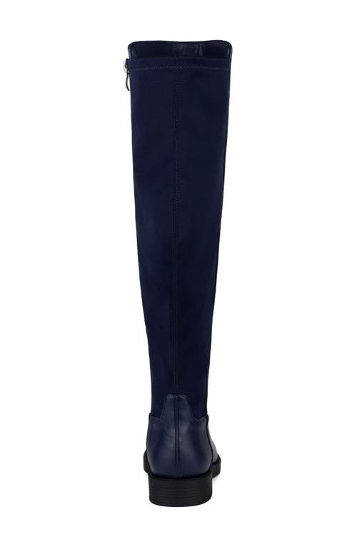 Ninety Union Crush Knee High Boot In Blue