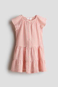 H&M Tiered seersucker dress