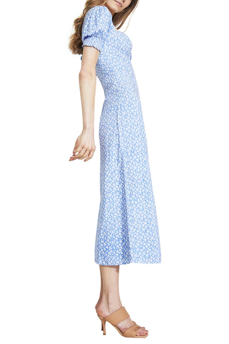 Floral Midi Dress, Alternate, color, DITSY FLORAL