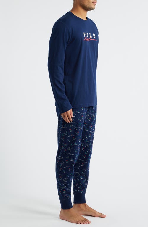 Polo Ralph Lauren Long Pajamas In Blue