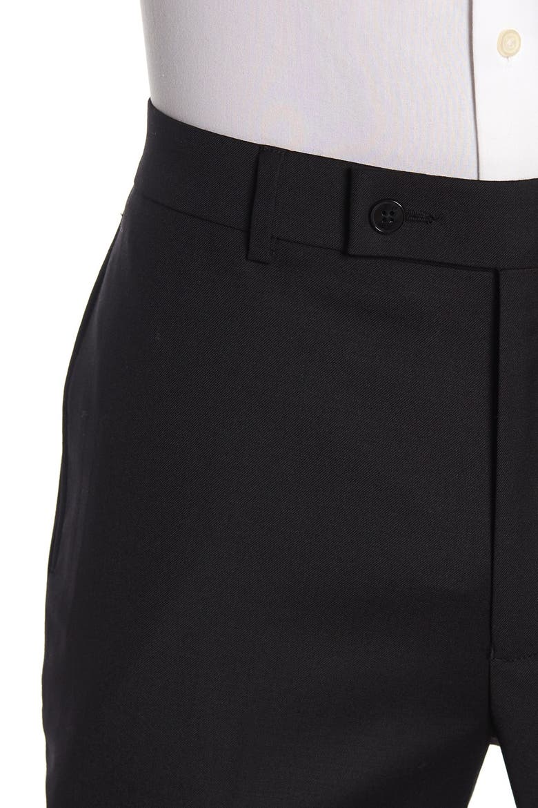 Black Slim Stretch Suit Pants, Alternate, color, BLACK