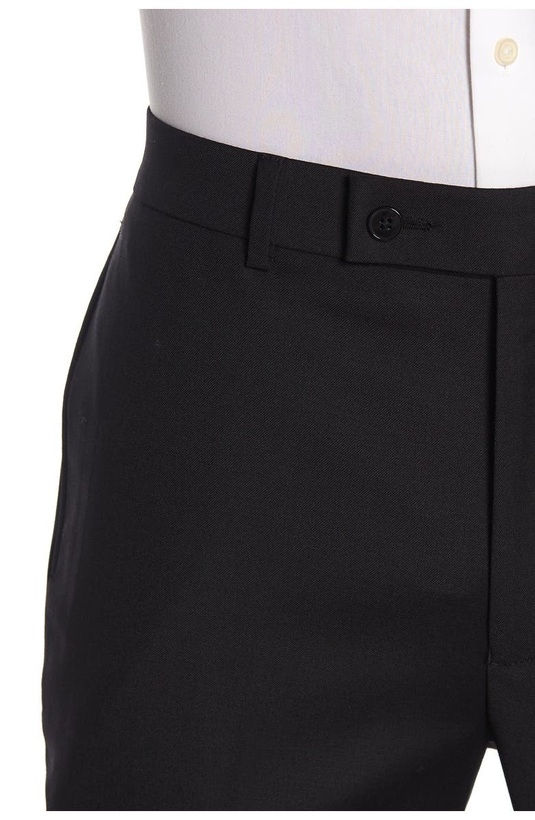 Calvin Klein Black Slim Stretch Suit Pants, Alternate, color, Black