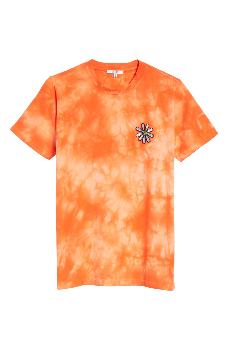 Ganni Tie Dye Daisy Tee, Alternate, color, 
