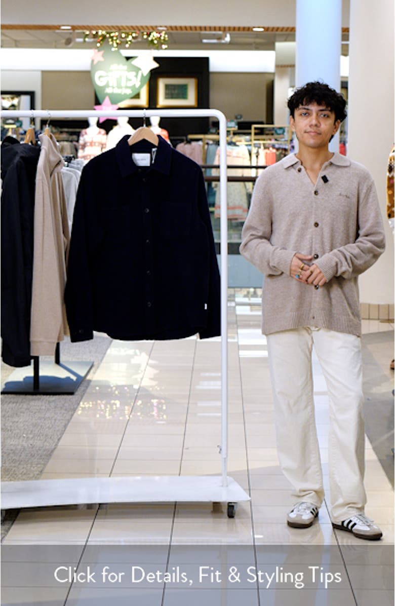 Lennon Bouclé Overshirt, sales video thumbnail