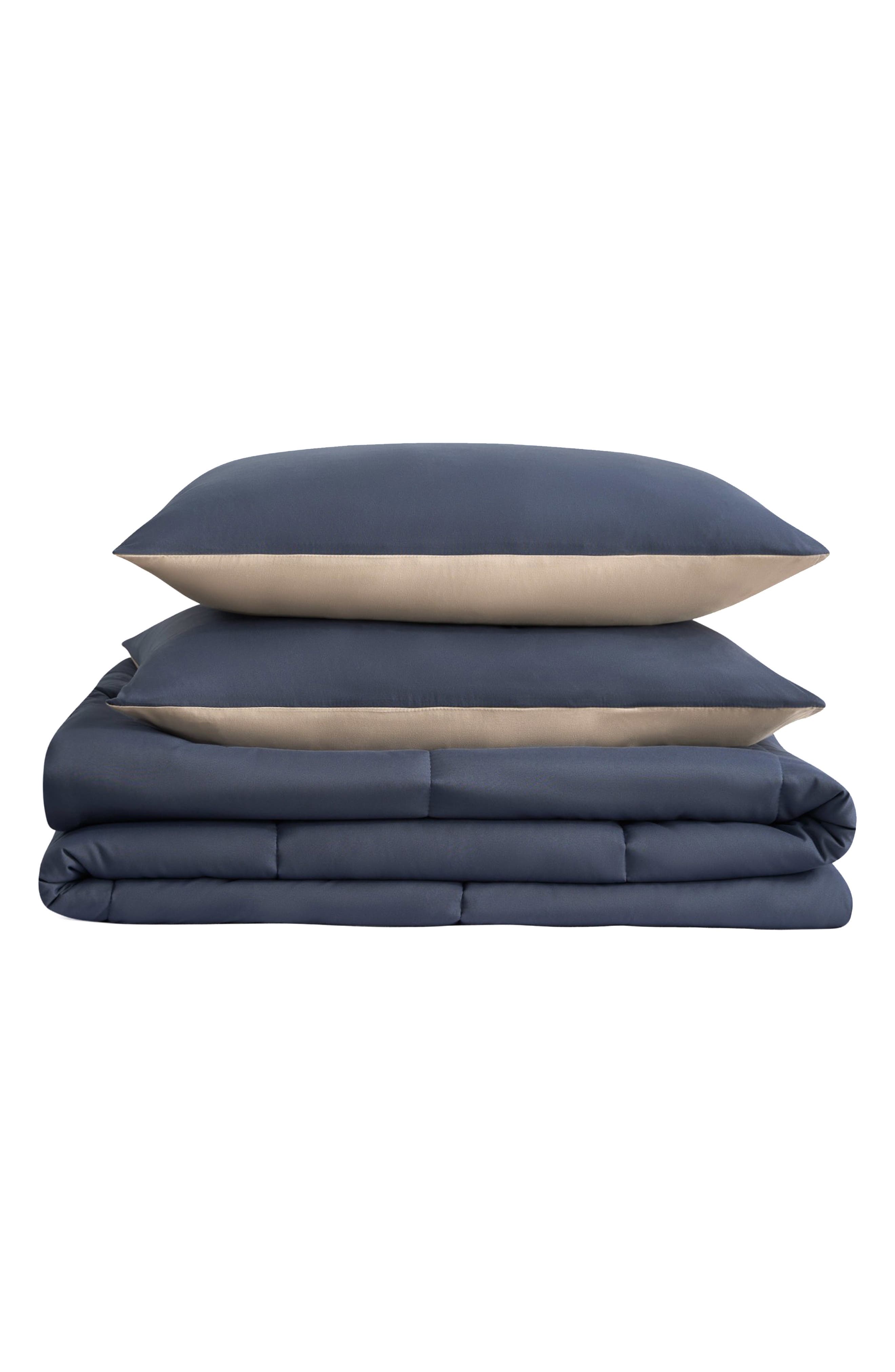 selected BLUE/ TAN