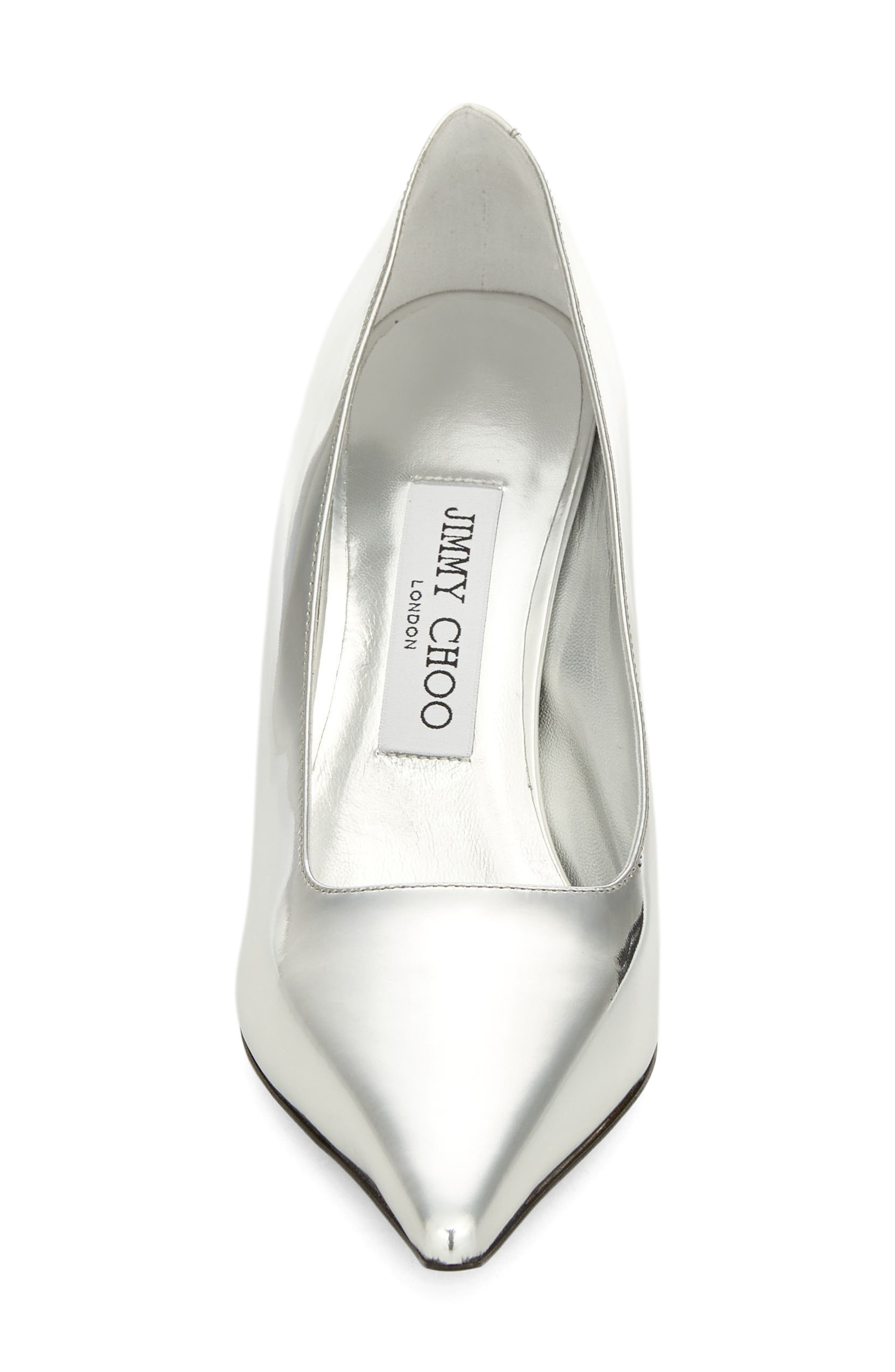 Jimmy Choo Ixia Metallic Pointed Toe Pump, Alternate, color, 