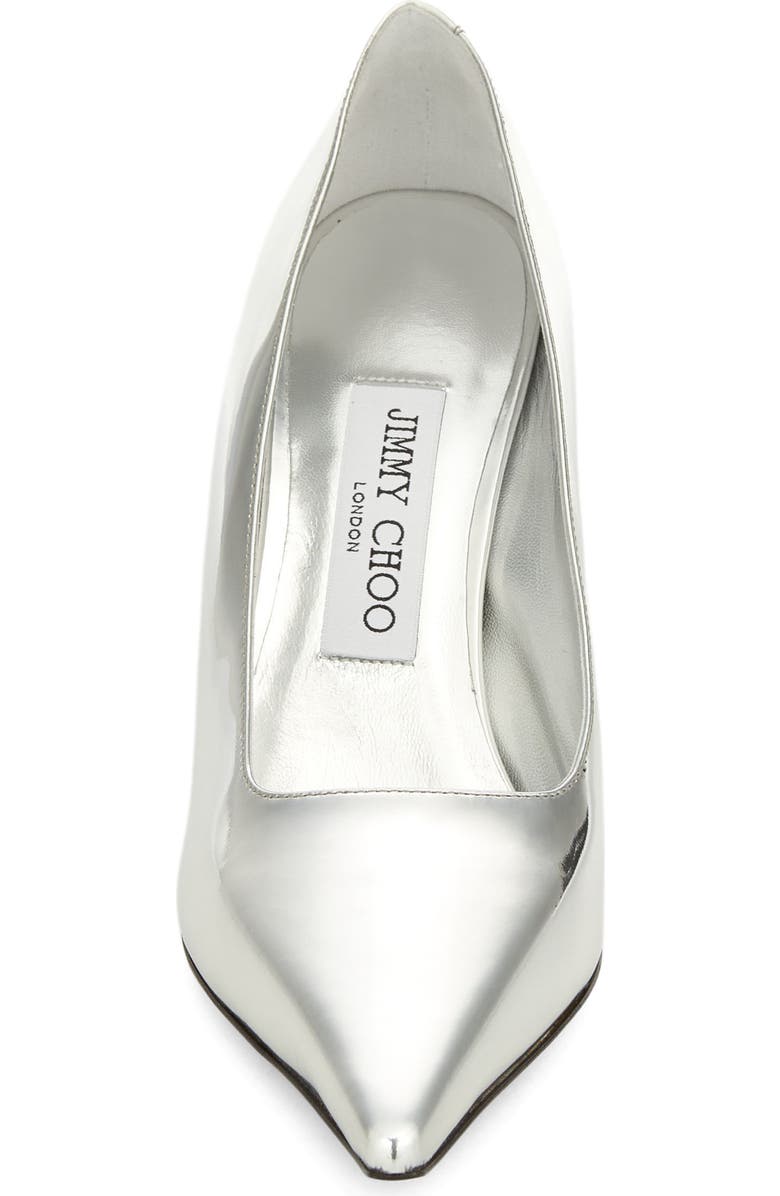 Jimmy Choo Ixia Metallic Pointed Toe Pump, Alternate, color,