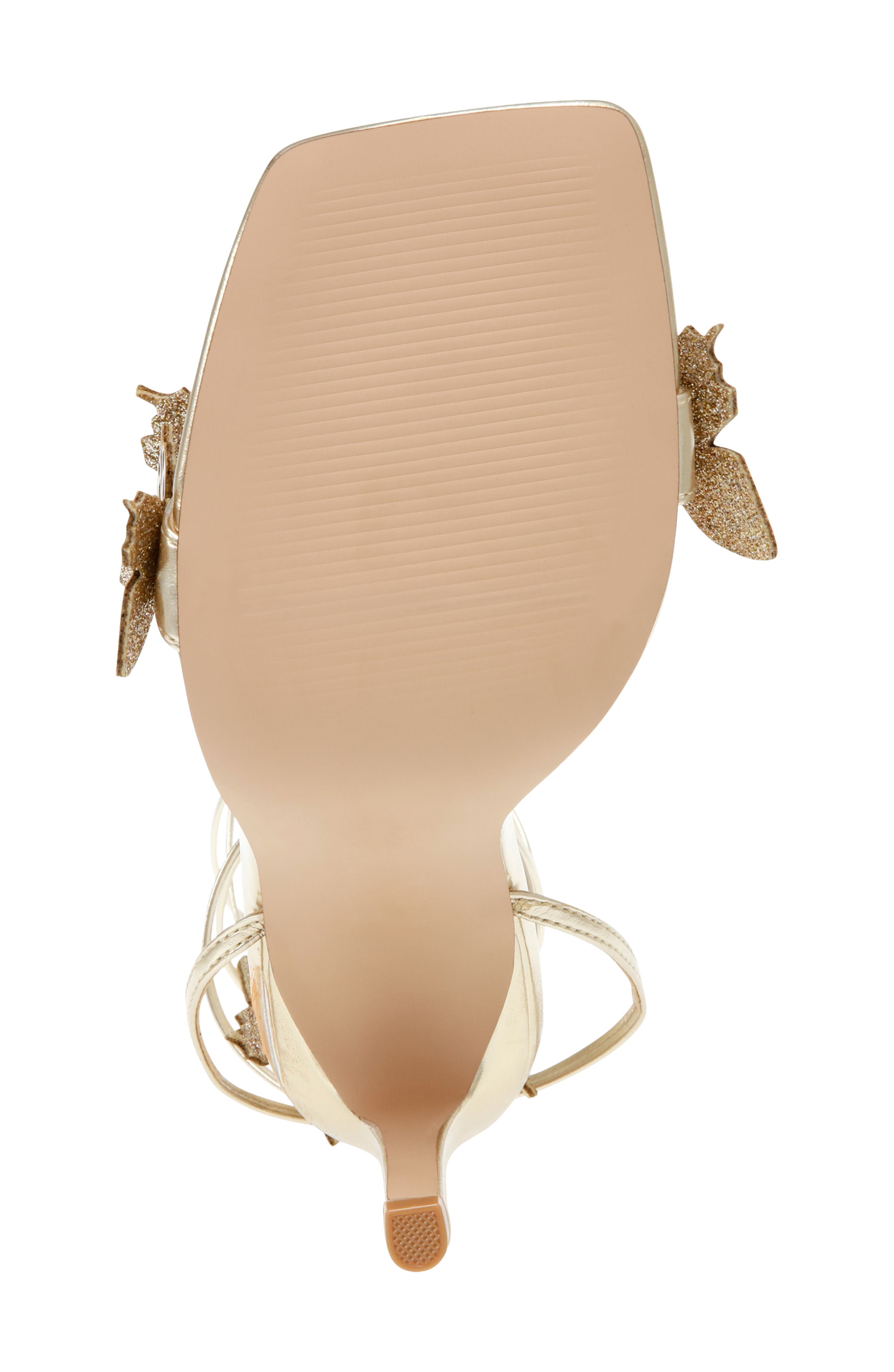 Utopia Ankle Wrap Sandal, Alternate, color, GOLD MULTI