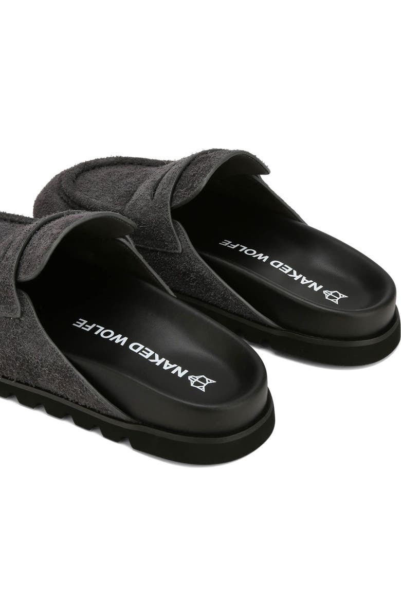 Naked Wolfe Cord Dark Grey Hairy Suede, Alternate, color, Dark Grey