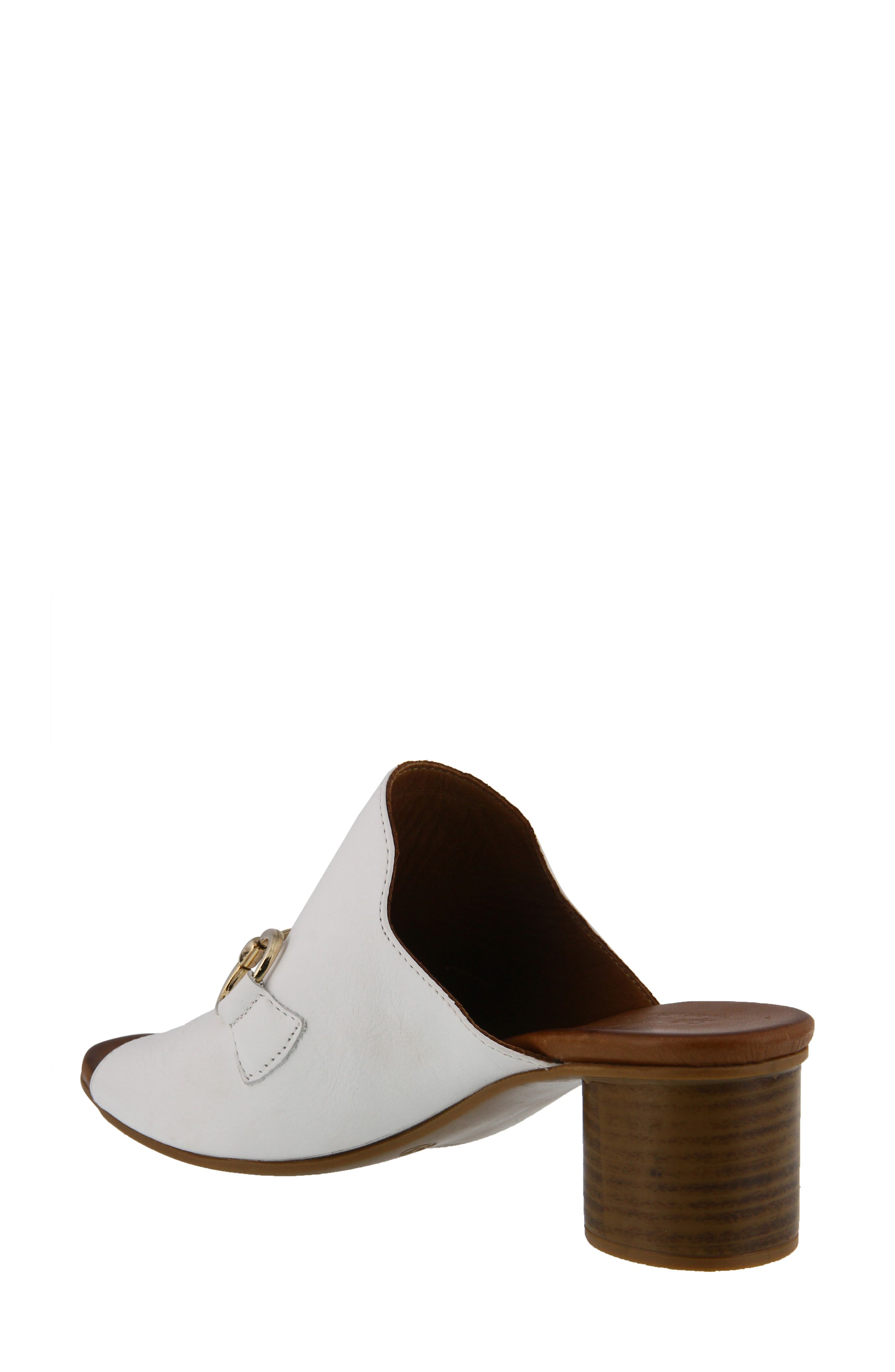 Deisyluv Slide Sandal, Alternate, color, WHITE LEATHER
