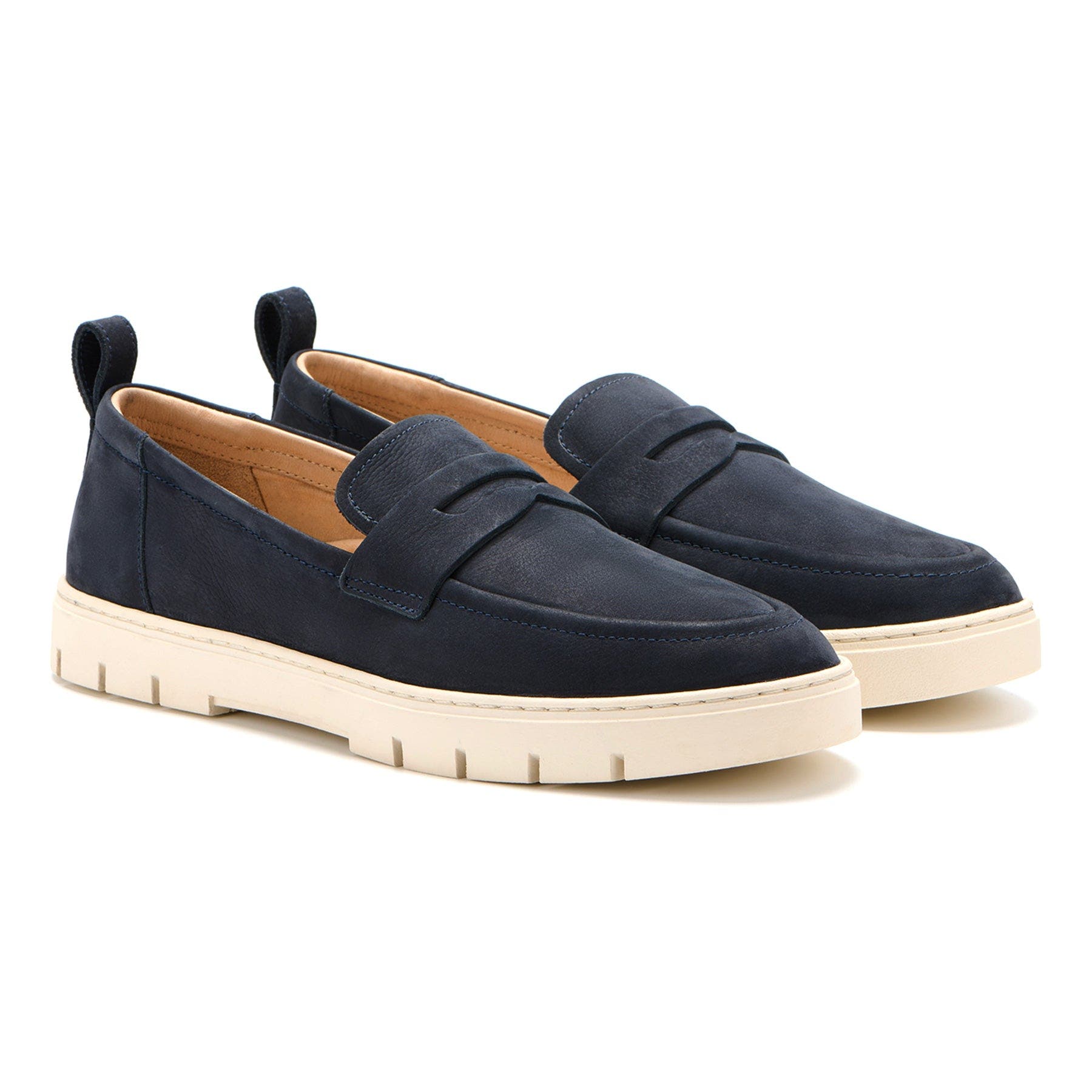 Roam Loafer, Alternate, color, Navy Nubuck - Regular