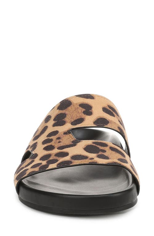 Shop Franco Sarto Britt Leopard Print Slide Sandal In Brown