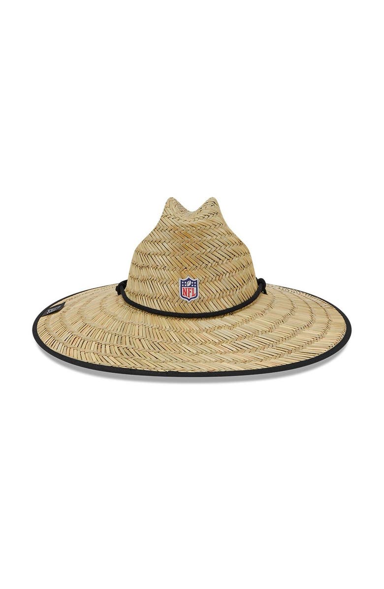 New Era Men's New Era Natural Las Vegas Raiders NFL Training Camp Official Straw Lifeguard Hat, Alternate, color, 