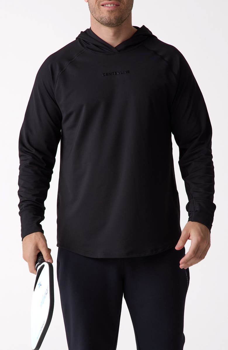 Centerline Athletics Layering Hoodie Men's, Main, color, Black