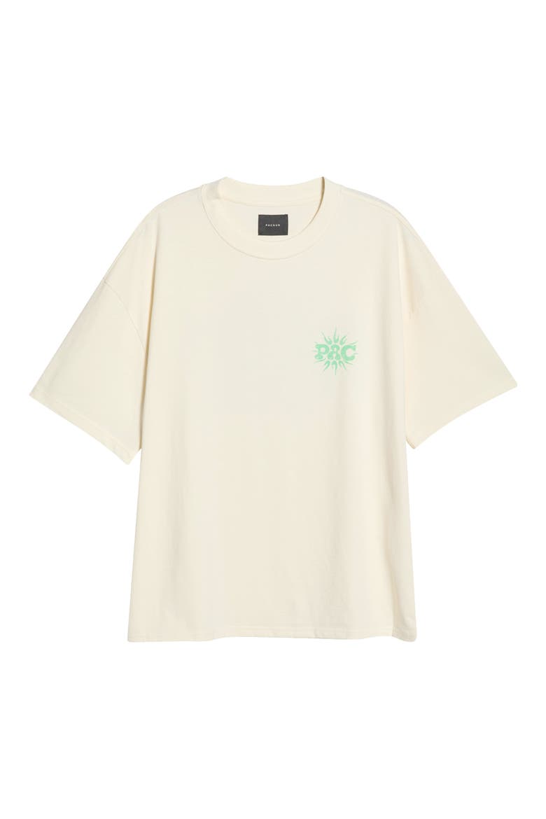 Logo Cotton Graphic T-Shirt, Main, color, CREAM