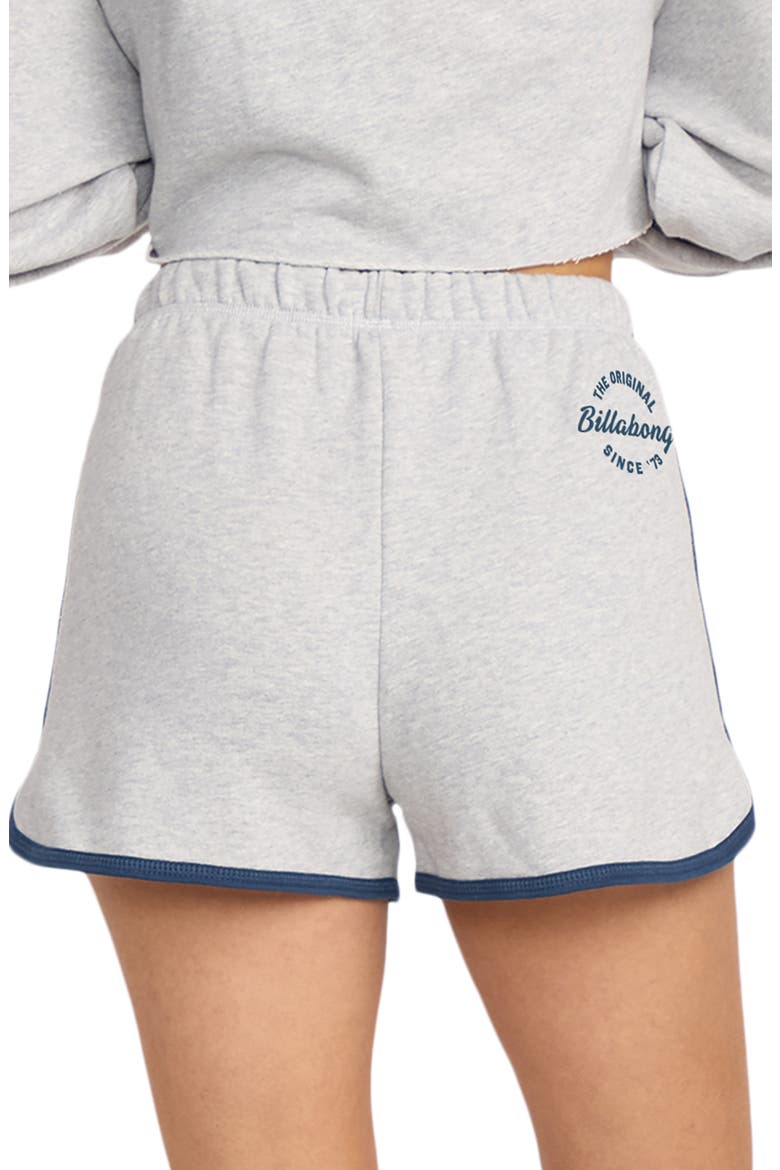 Triple Palms Dophin Shorts, Alternate, color, HEATHER GREY