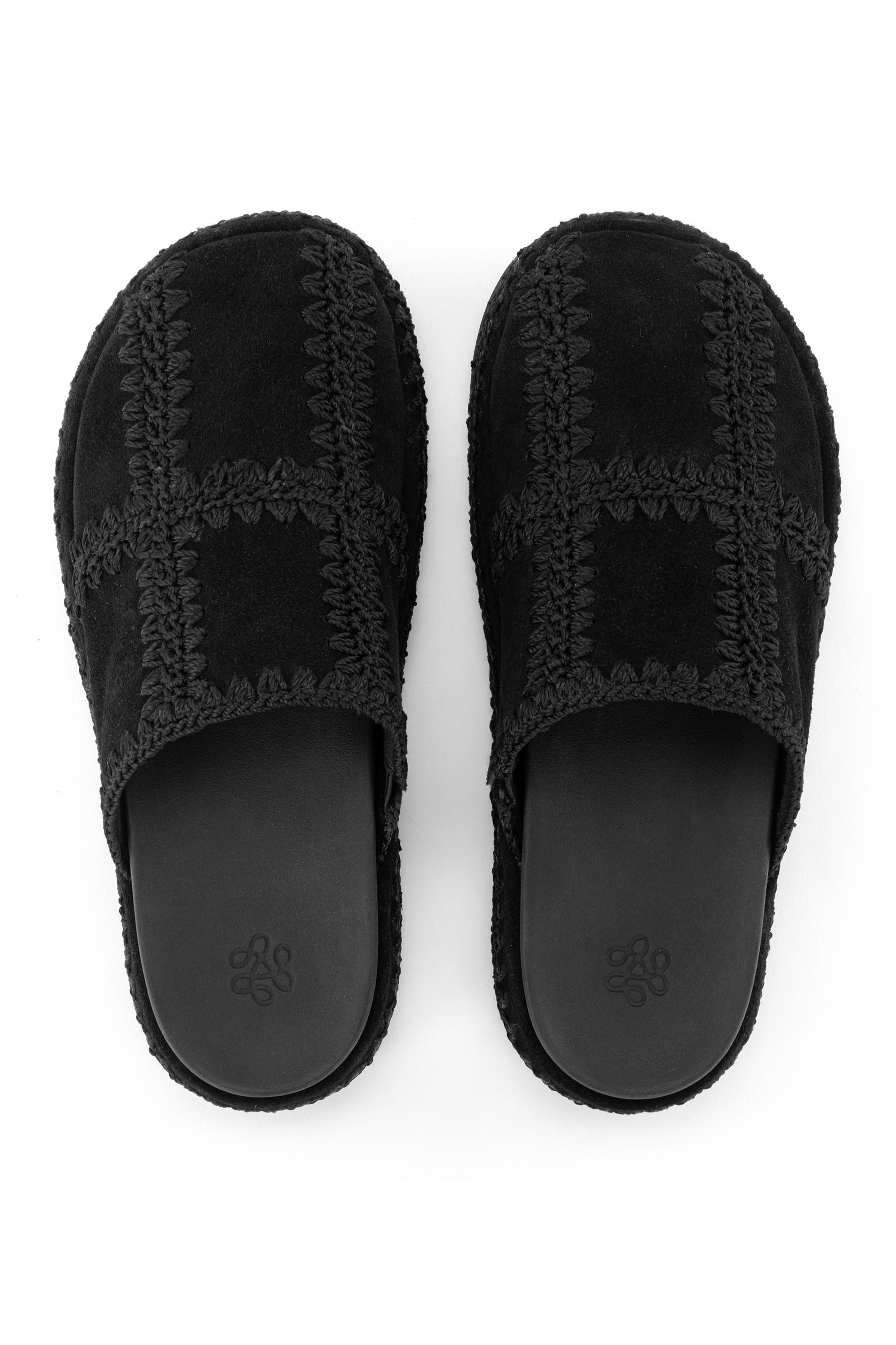 Bryn Slip On Clog, Main, color, Black Patch