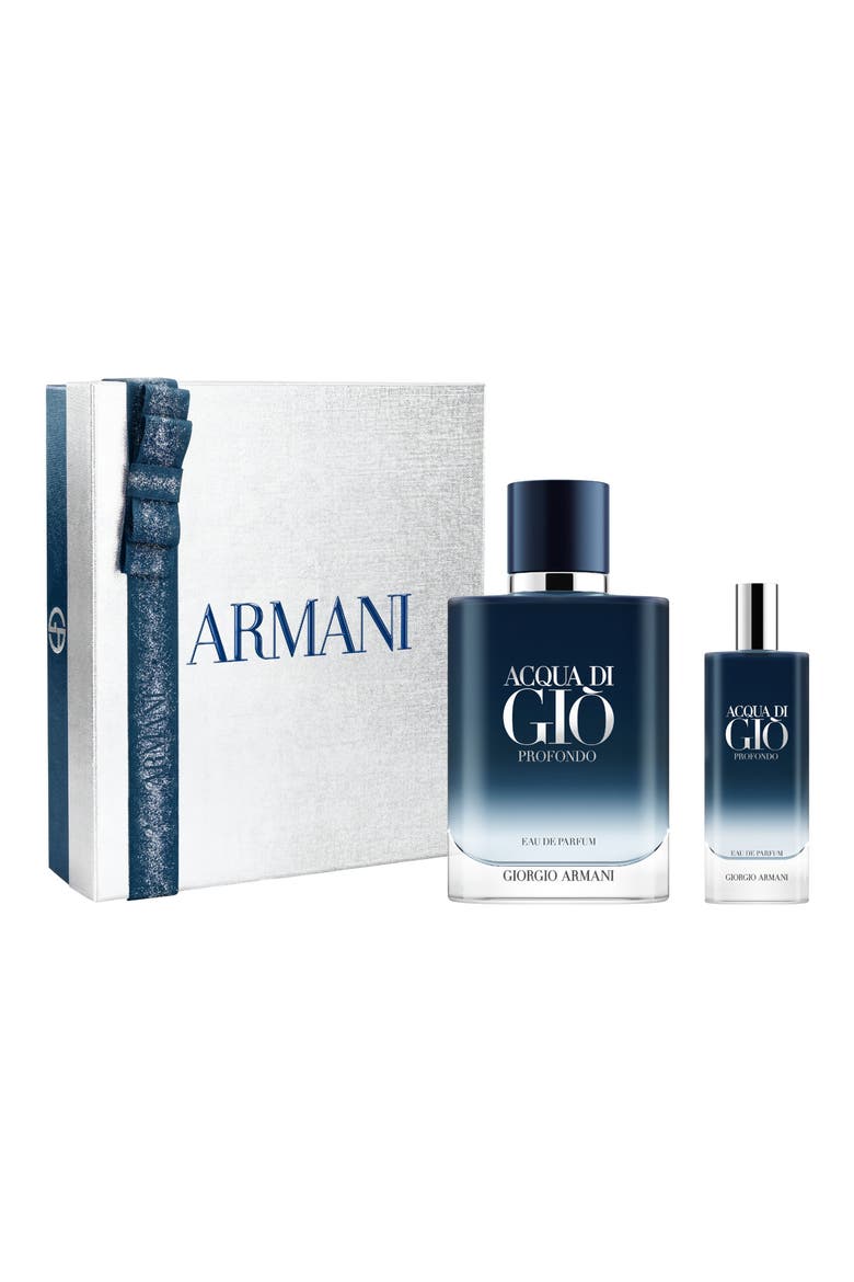Acqua Di Gió Profondo Eau de Parfum 2-Piece Gift Set, Main, color, NO COLOR