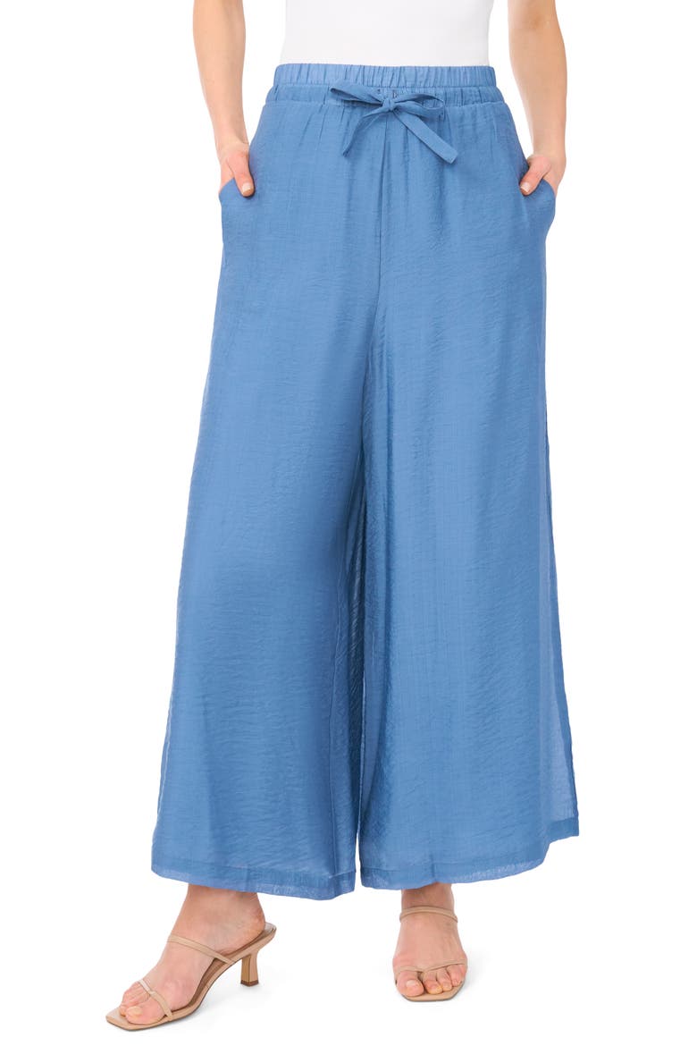 Wide Leg Pants, Main, color, BRIGHT BLUE