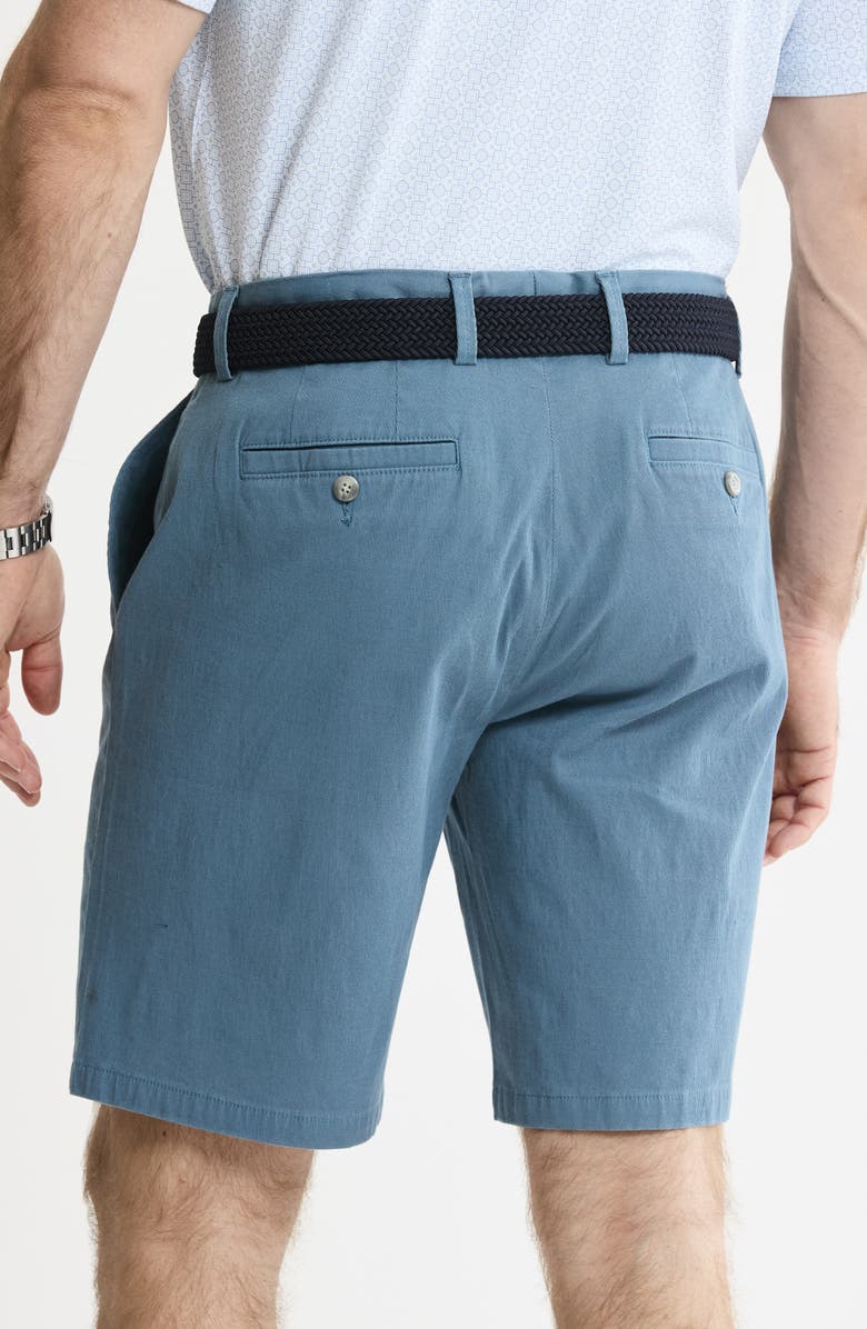 JACHS Cotton & Silk Blend Stretch Shorts, Alternate, color, Blue