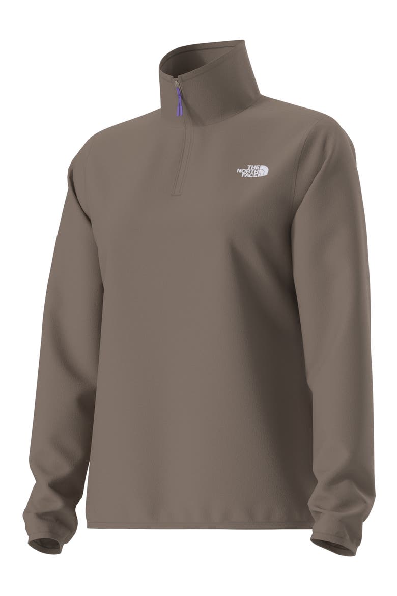 Glacier Fleece Quarter Zip Pullover, Alternate, color, GARNET
