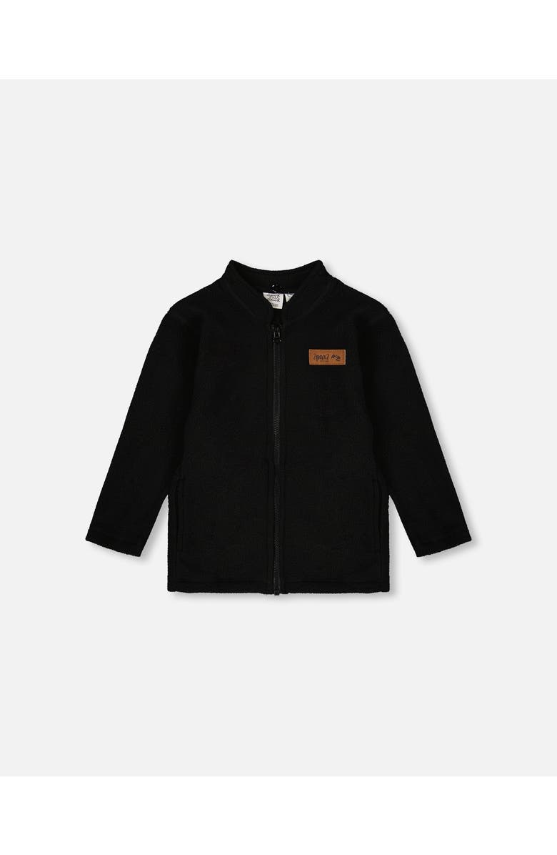 Deux par Deux Baby Boy's 3-In-1 Mid-Season Outerwear Set Black Dinosaur On Beige Background, Alternate, color, Black Dinosaur On Beige