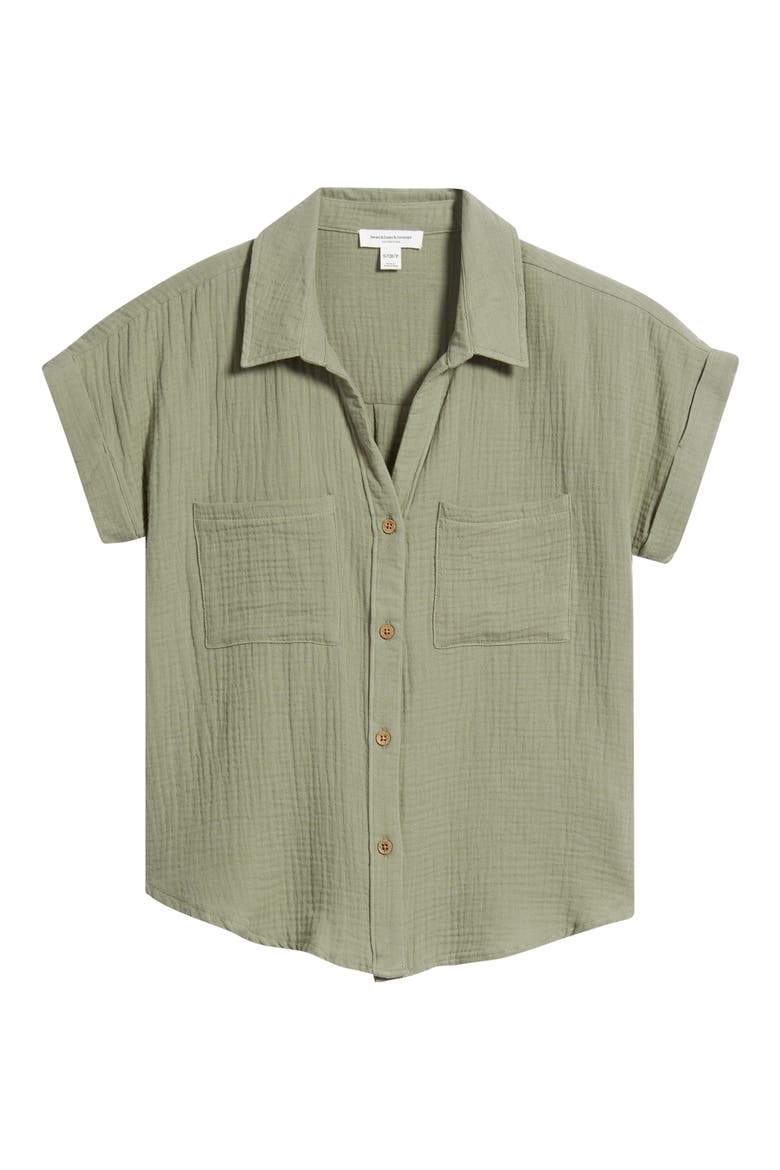 Chicago Gauze Shirt, Alternate, color, NEW LAUREL