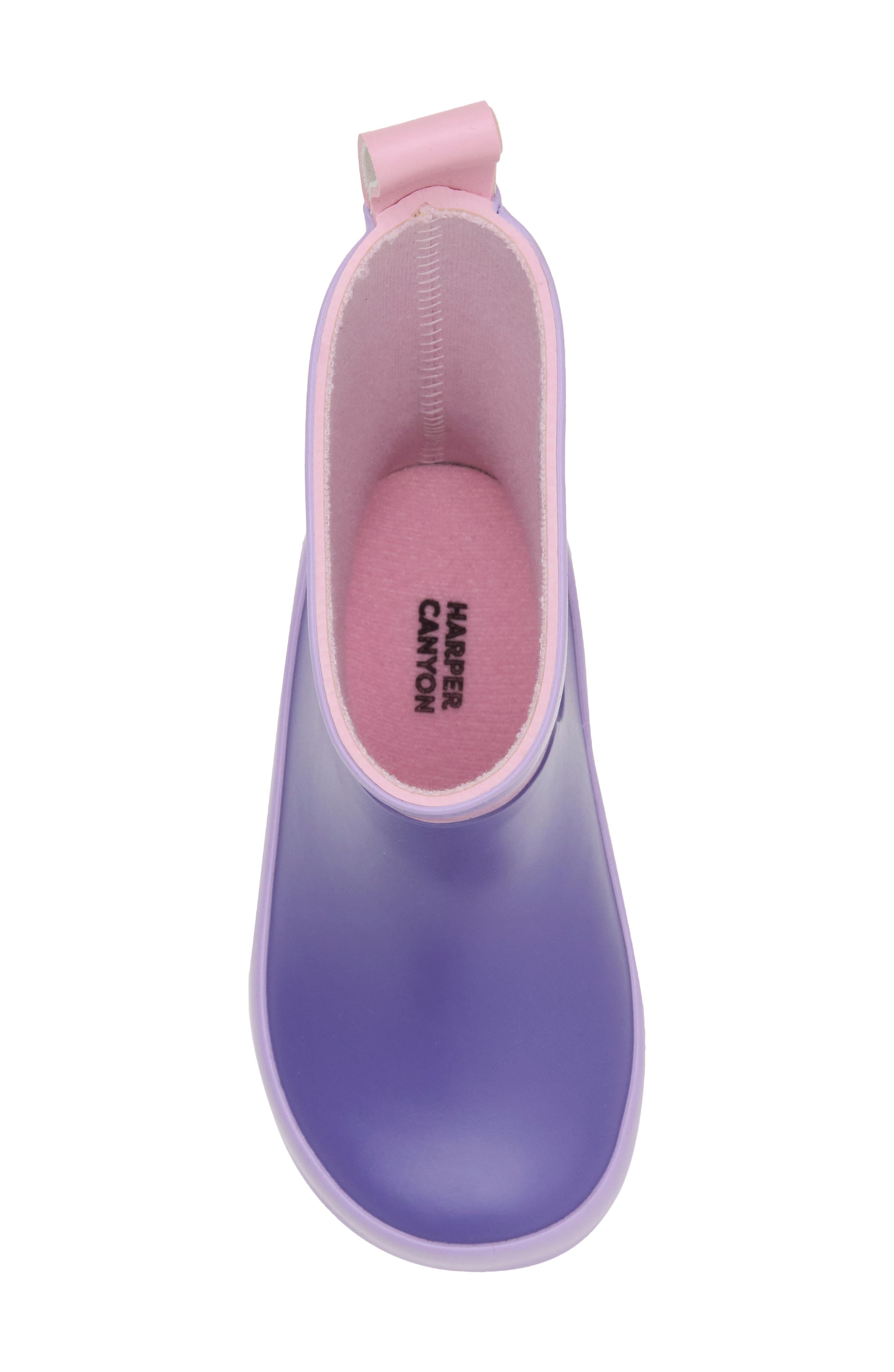 Kids' Misty Rain Boot, Alternate, color, PURPLE MULTI