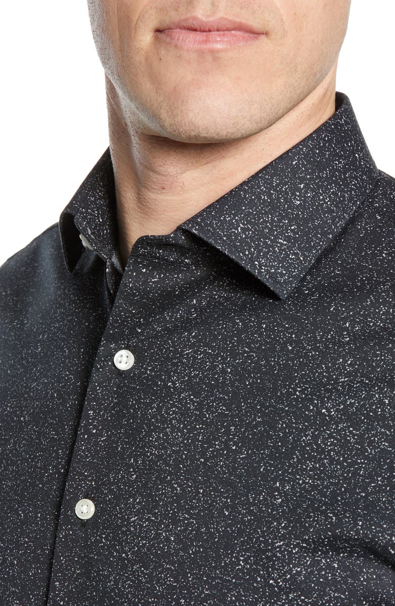 NORDSTROM MEN'S SHOP Trim Fit Non-Iron Dress Shirt, Alternate, color, 