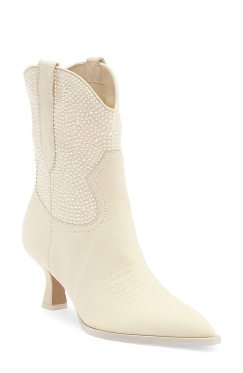 Angel Pearl Pointed Toe Western Boot (Women)