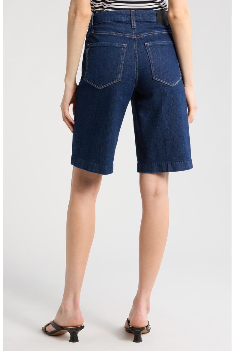 Cadee Denim Bermuda Shorts, Alternate, color, CASA